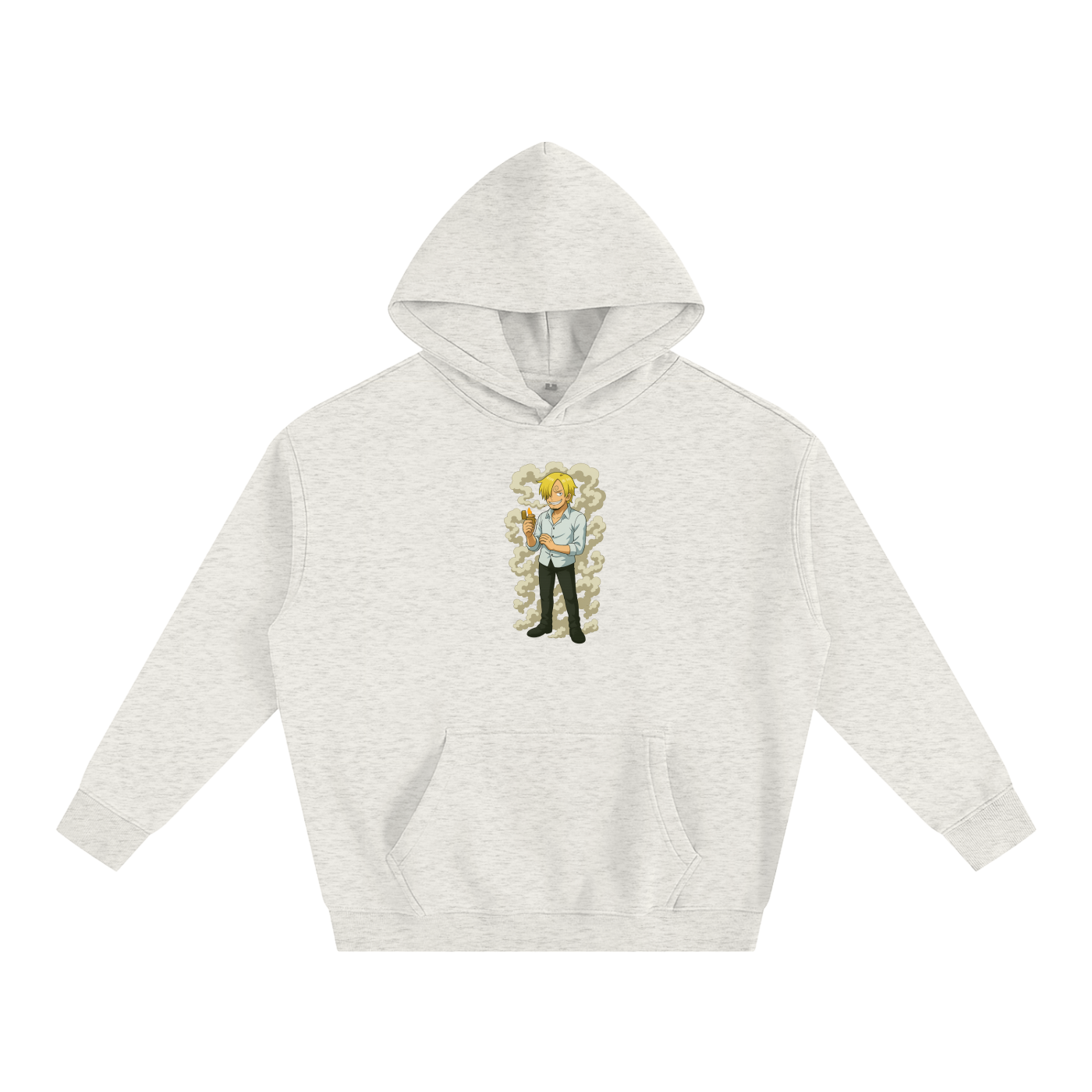 One Piece inspired Sanji Oversize Fleeced Hoodie
