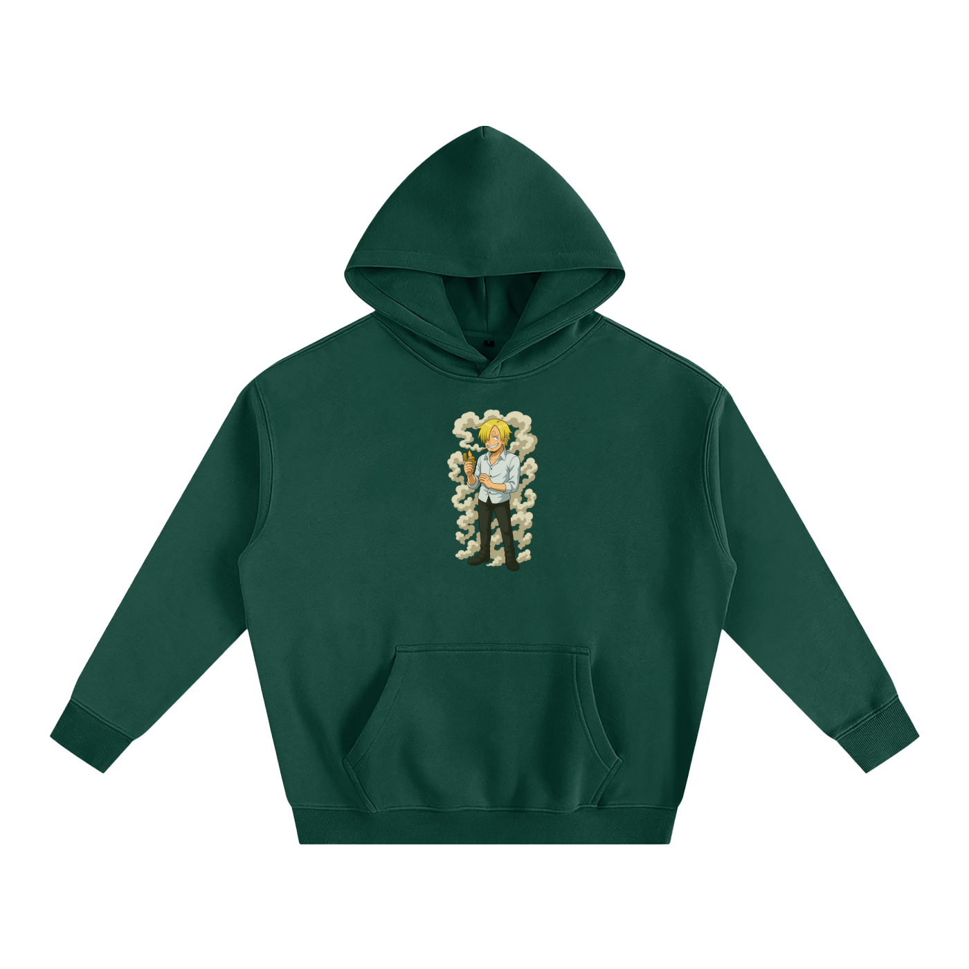 One Piece inspired Sanji Oversize Fleeced Hoodie