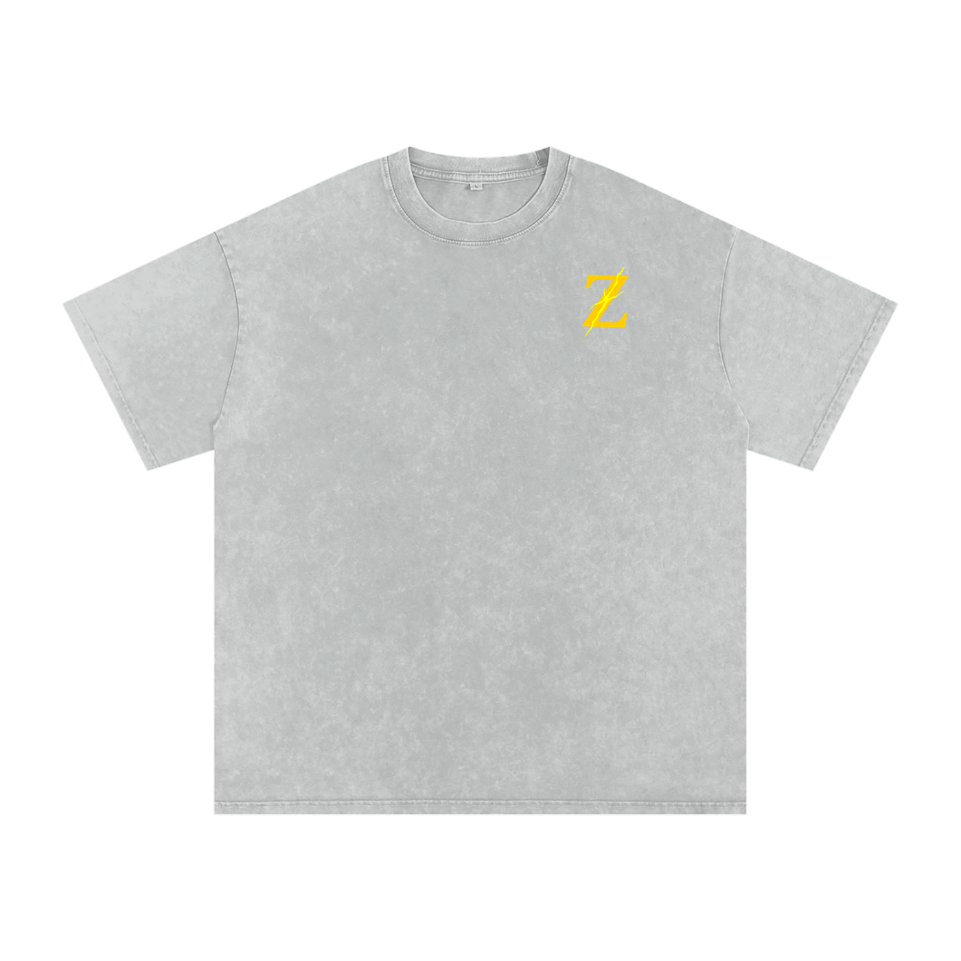 Demon Slayer Zenitsu inspired Acid Wash Oversize T-Shirt - 250 GSM