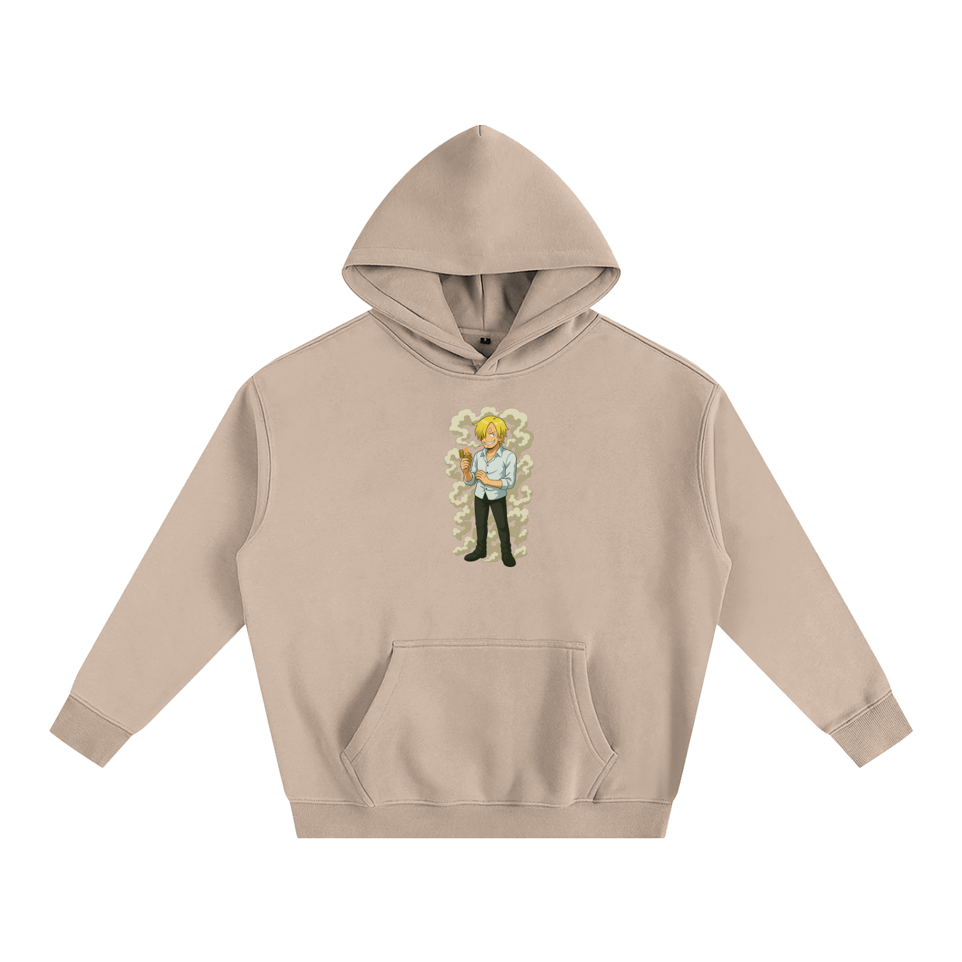 One Piece inspired Sanji Oversize Fleeced Hoodie