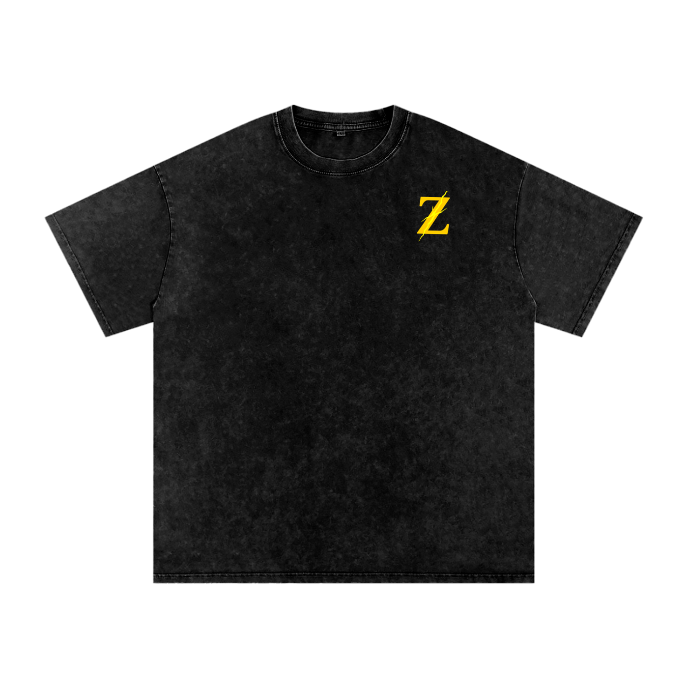 Demon Slayer Zenitsu inspired Acid Wash Oversize T-Shirt - 250 GSM