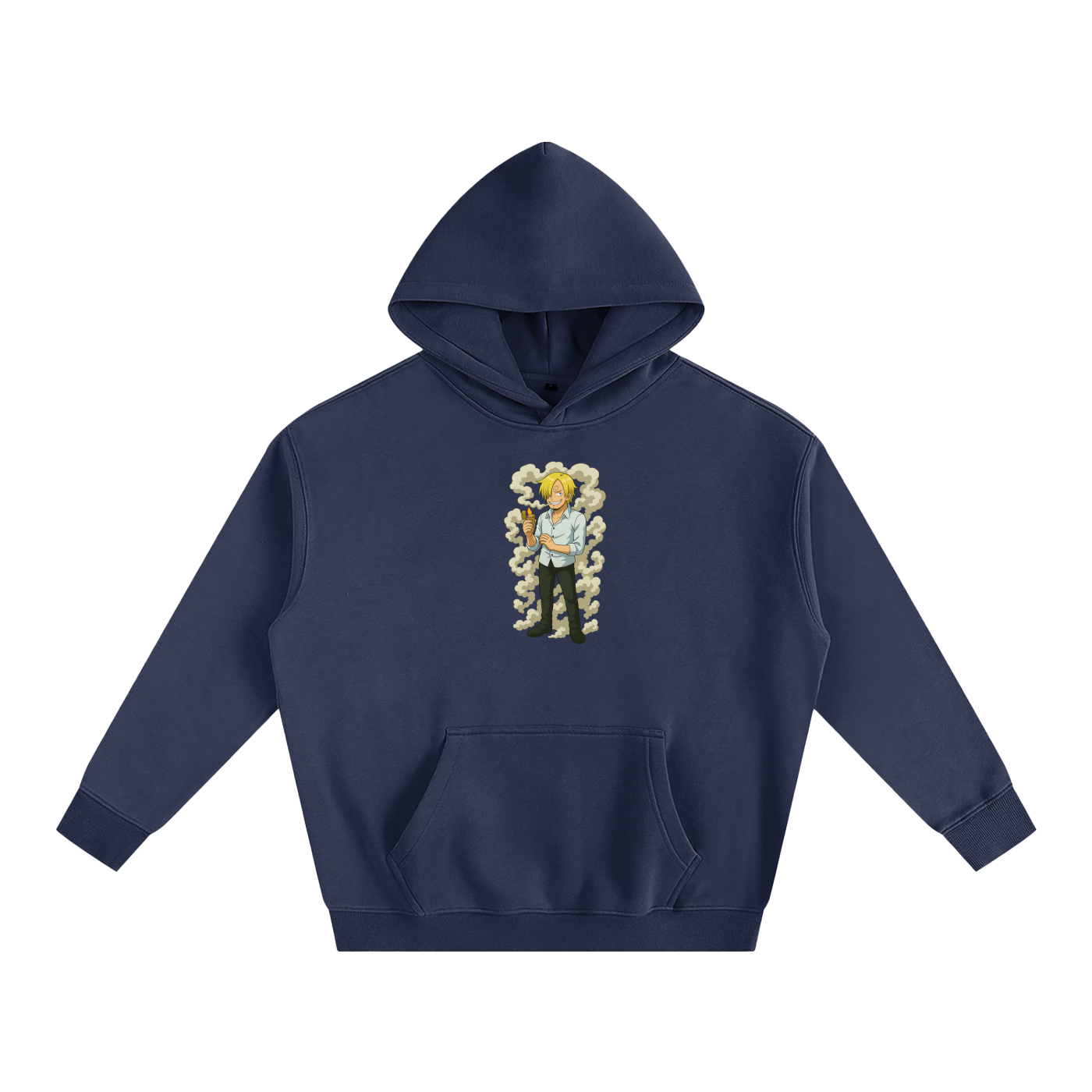 One Piece inspired Sanji Oversize Fleeced Hoodie
