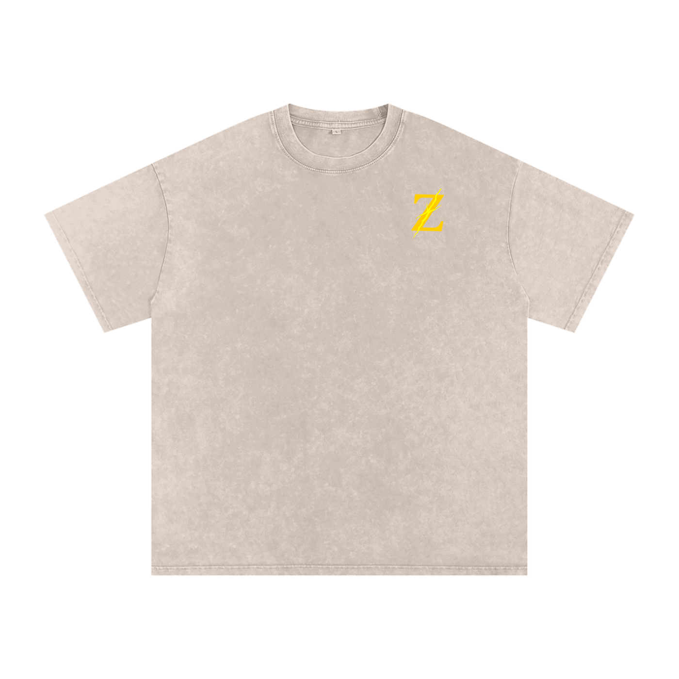Demon Slayer Zenitsu inspired Acid Wash Oversize T-Shirt - 250 GSM