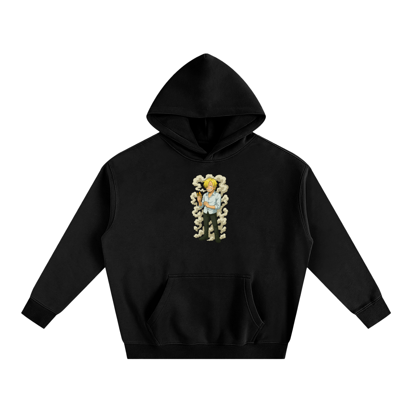 One Piece inspired Sanji Oversize Fleeced Hoodie